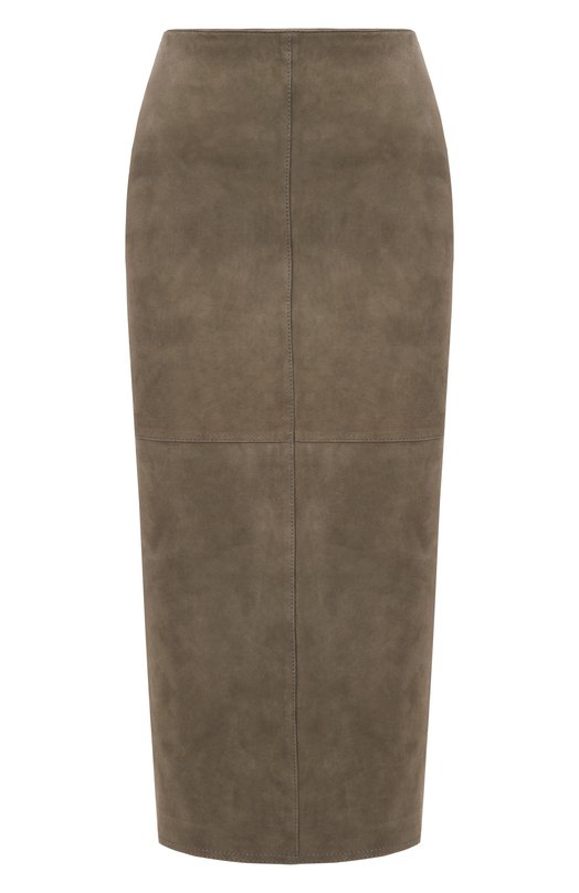 Замшевая юбка Weekend Max Mara PALA Хаки PALA
