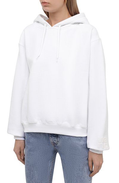 Хлопковое худи ALEXANDERWANG.T, арт. 4CC3212053, фото 3