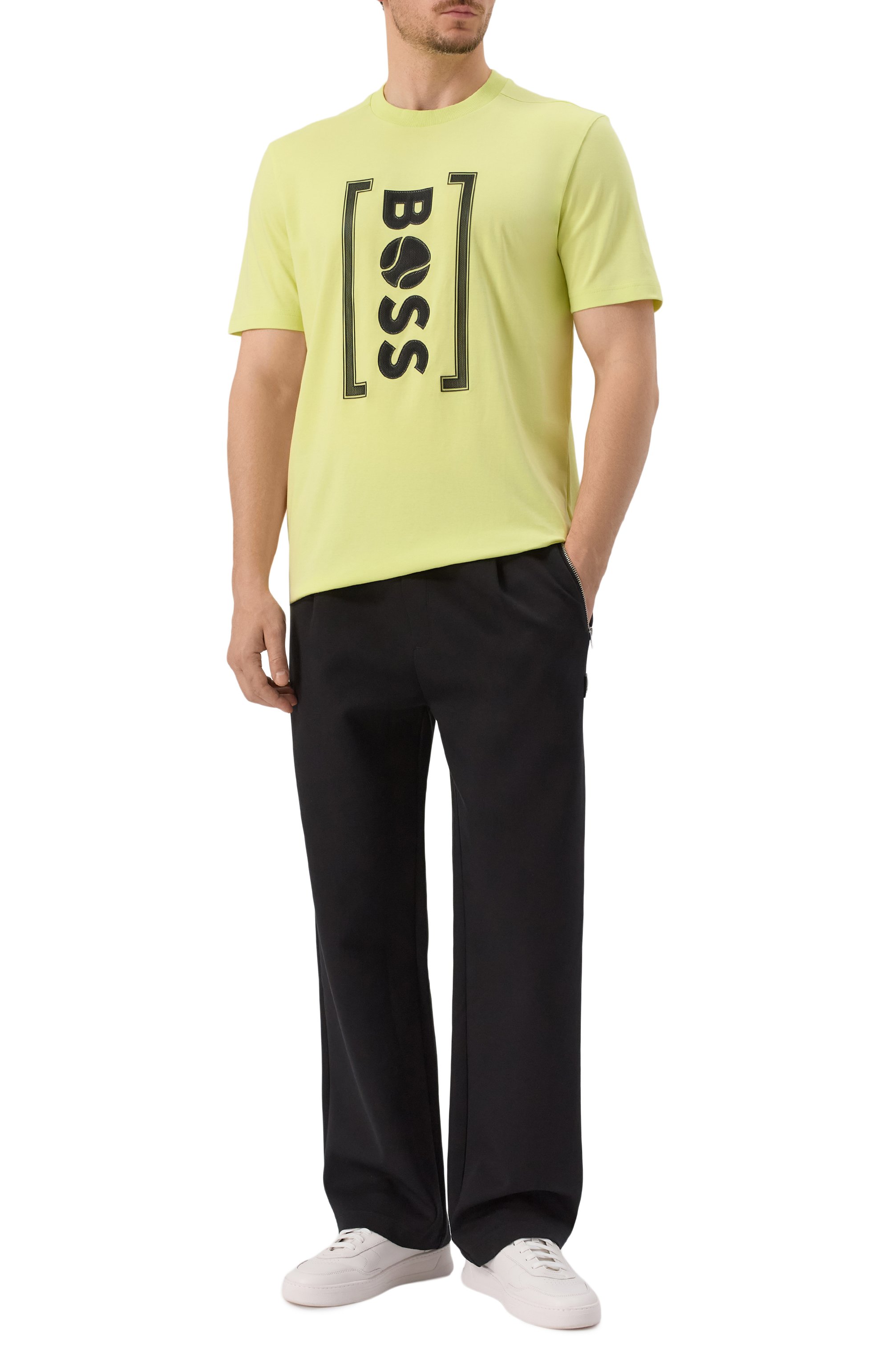 Хлопковая футболка BOSS GREEN, арт. 50543905, фото 2