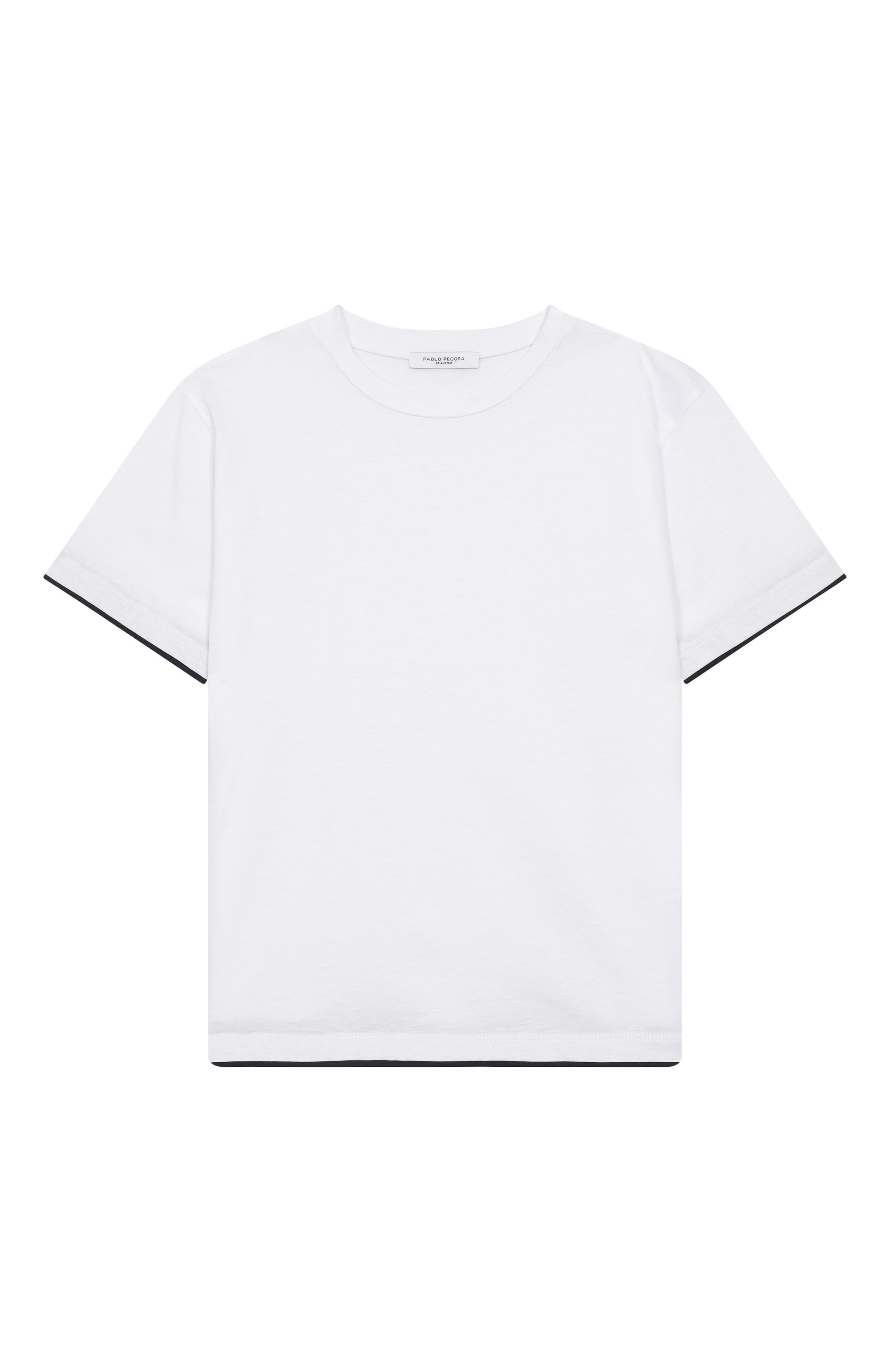 Футболка из хлопка и вискозы PAOLO PECORA MILANO, арт. PP3912/6-12, фото 1