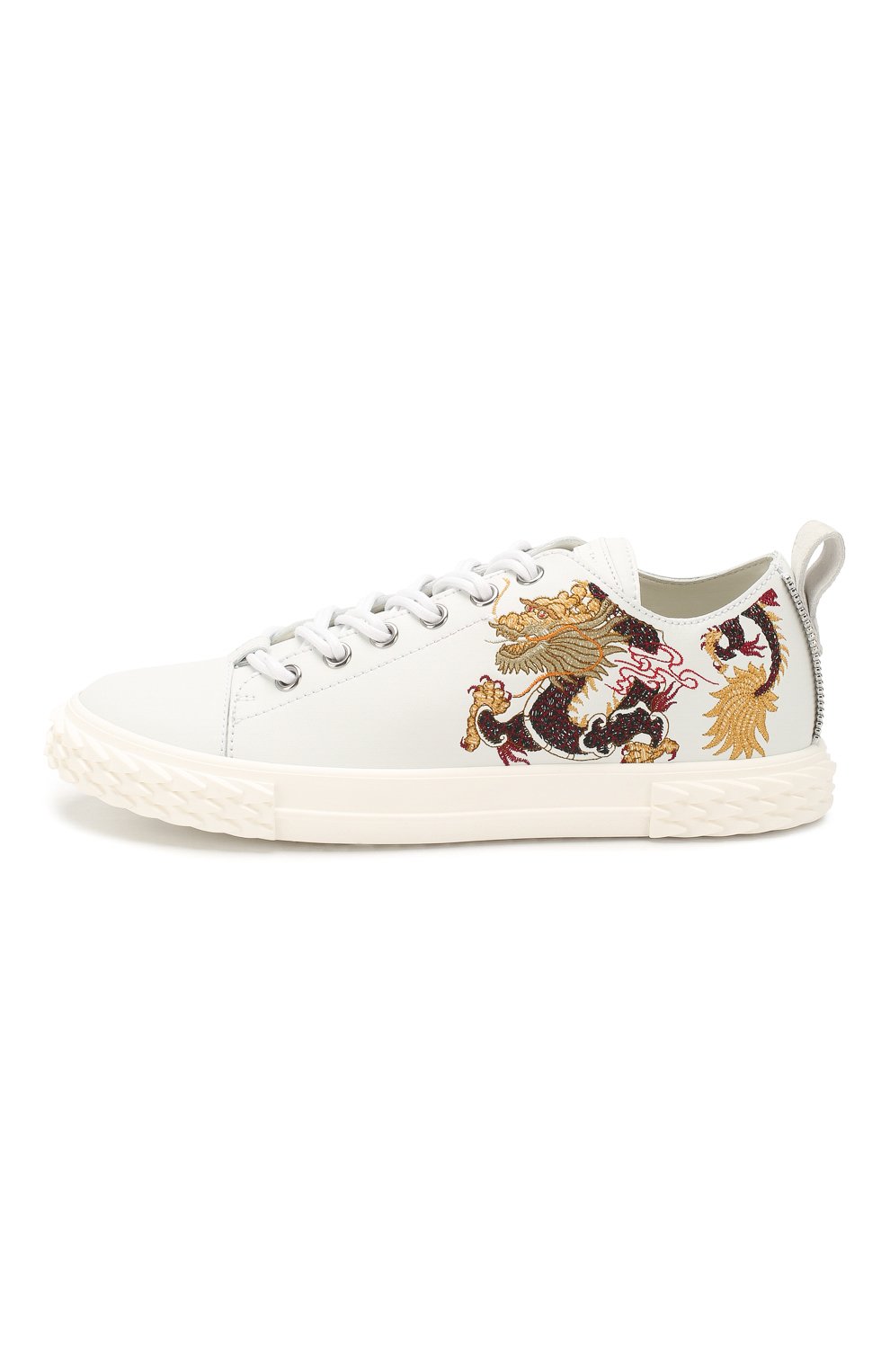 Кожаные кеды GIUSEPPE ZANOTTI DESIGN белого цвета по цене 65900 руб., арт. RM00005/002, фото 3 Кожаные кеды GIUSEPPE ZANOTTI DESIGN, арт. RM00005/002, фото 3