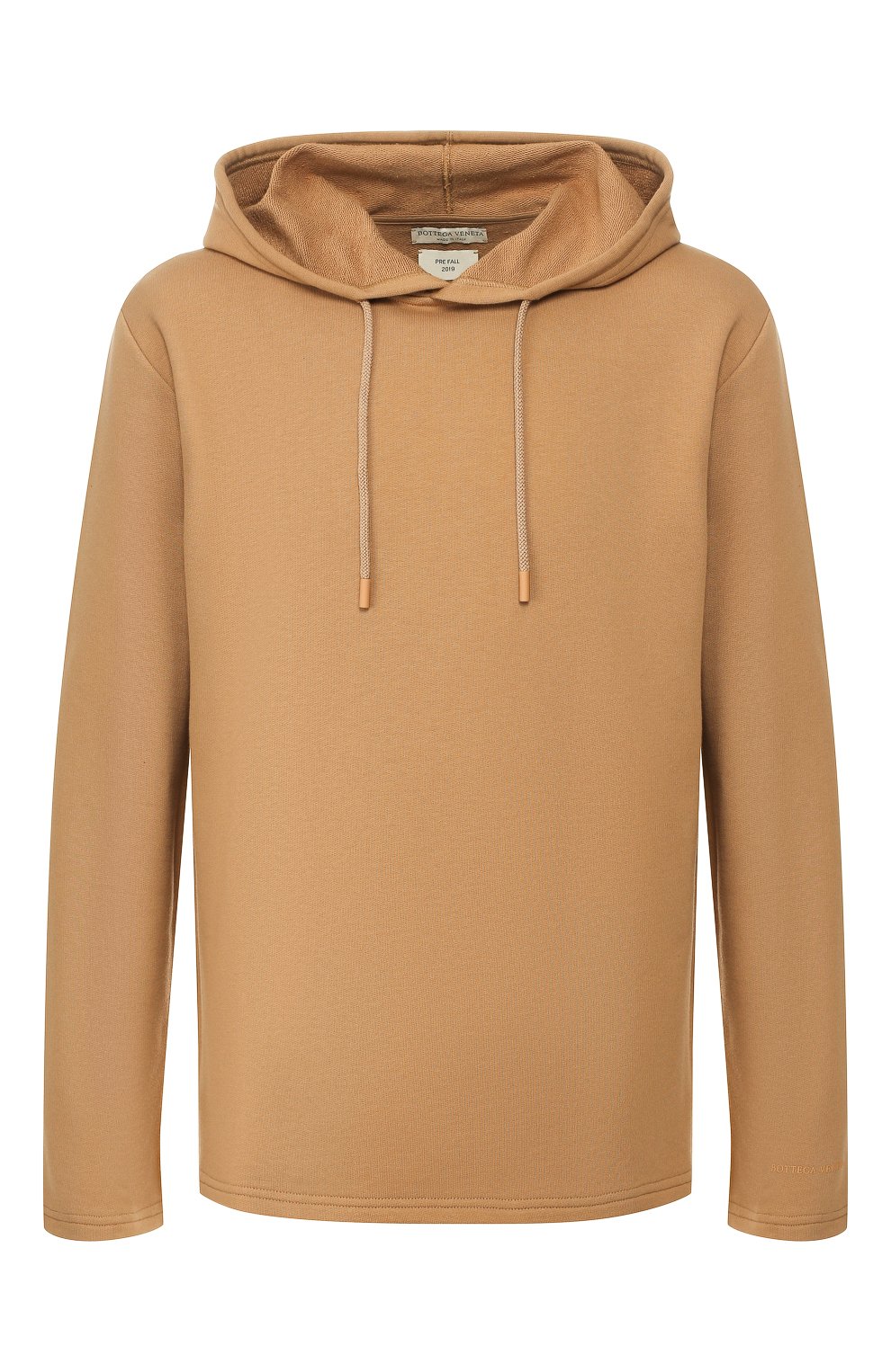 Хлопковое худи BOTTEGA VENETA бежевого цвета по цене 98900 руб., арт. 575609/VKAC0, фото 1 Хлопковое худи BOTTEGA VENETA, арт. 575609/VKAC0, фото 1