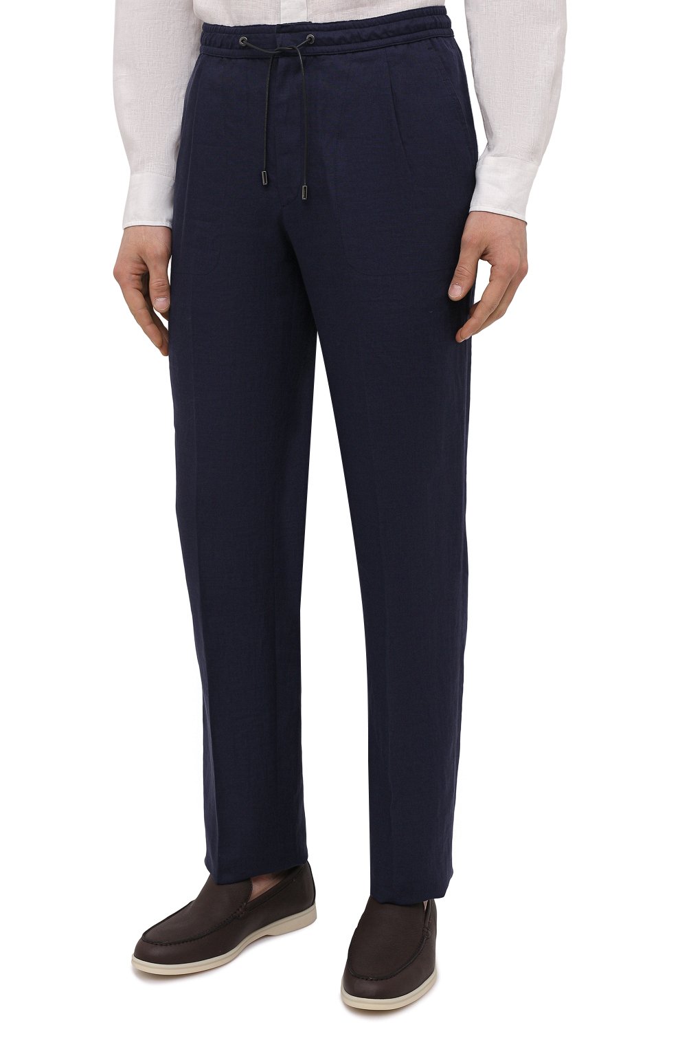 Льняные брюки BRIONI, арт. RPMJ0M/P6114/NEW JAMAICA, фото 3