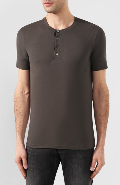 Хлопковая футболка TOM FORD, арт. BU402/TFJ957, фото 3