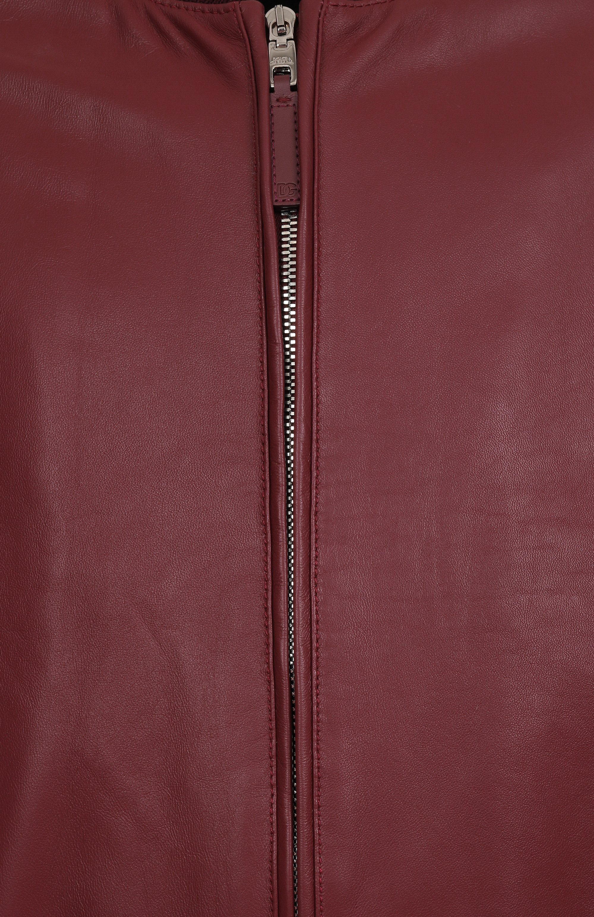 Кожаный бомбер DOLCE & GABBANA, арт. G9BILL/HULFY, фото 6