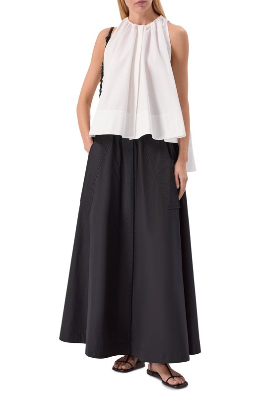 Хлопковая юбка Co 3495LCSP-C0RE Чёрный  3495LCSP-C0RE Фото 2