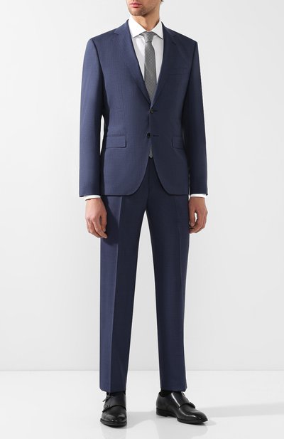 Хлопковая сорочка с воротником кент BOSS, арт. 50399683, фото 2