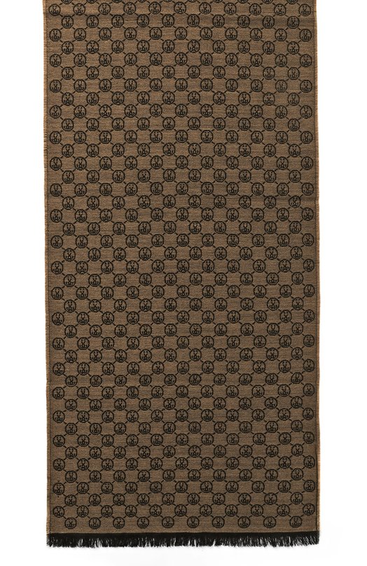 Шерстяной шарф Moschino 50066/M5131 Коричневый  50066/M5131 Фото 4