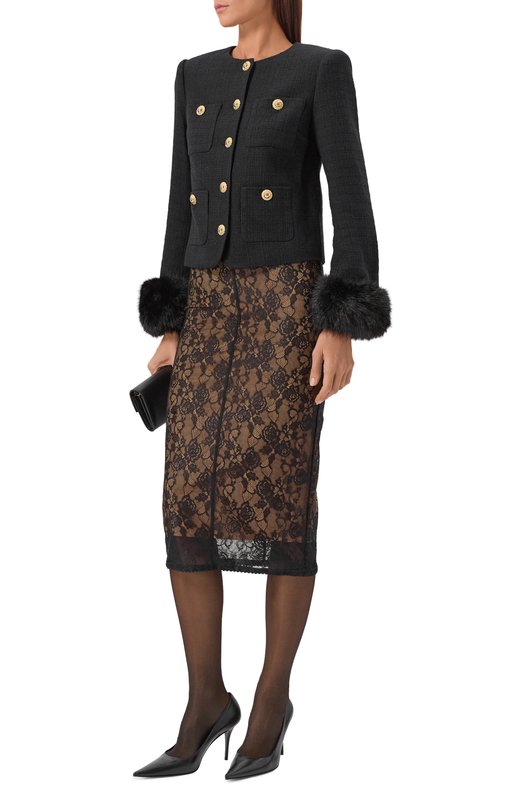 Юбка self-portrait SC25003MSKB Чёрный  SC25003MSKB Фото 2