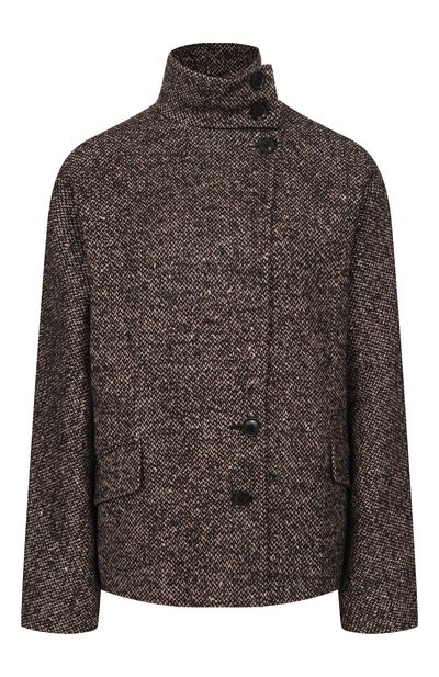 Женское полупальто из шерсти и вискозы KITON, арт. D62507K0513I
