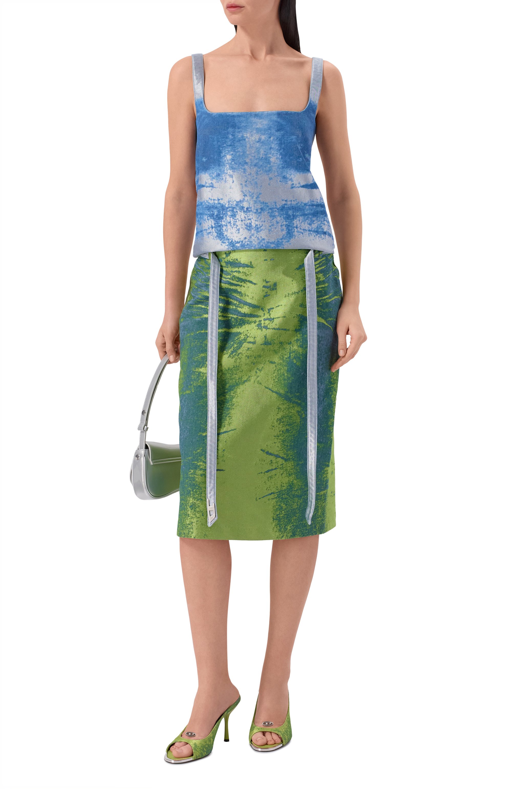 Хлопковое платье DIESEL, арт. A22519/0EFDK, фото 2