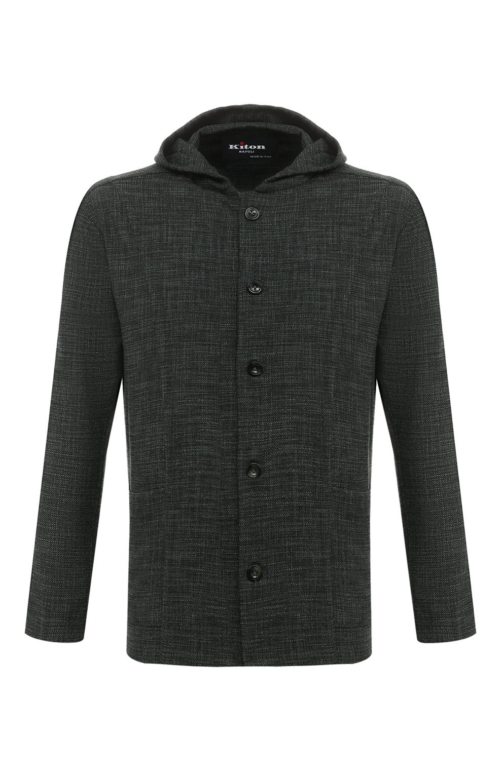 Куртка-рубашка из шерсти и шелка KITON, арт. UMCLUCAK0643C, фото 1