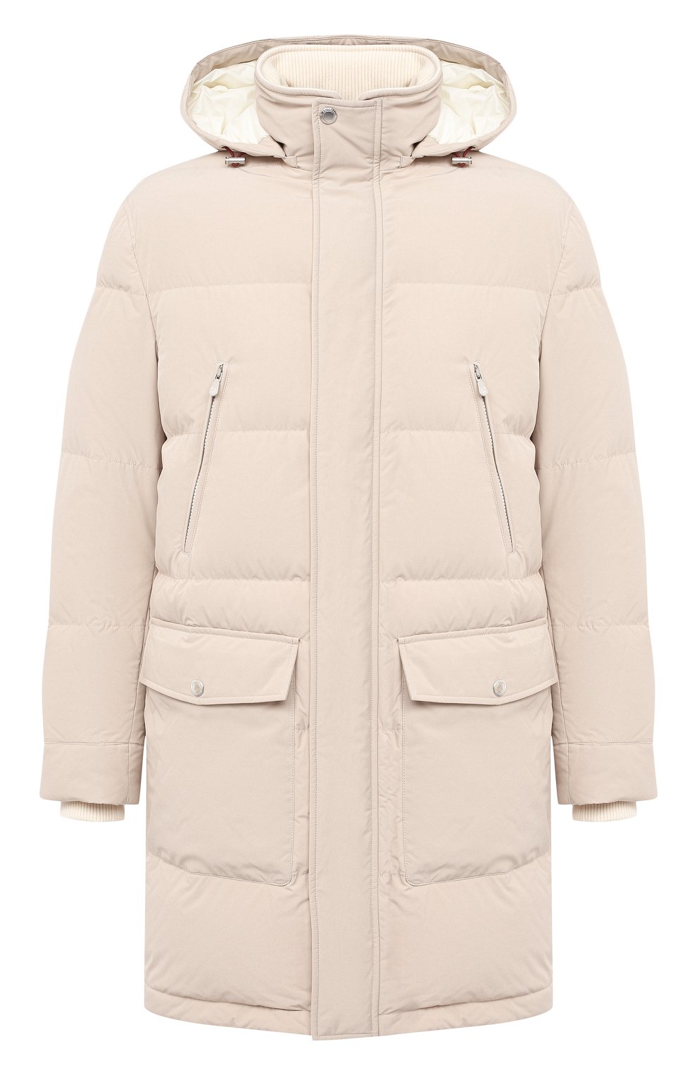 Пуховик BRUNELLO CUCINELLI кремового цвета по цене 457500 руб., арт. MD4791757, фото 1 Пуховик BRUNELLO CUCINELLI, арт. MD4791757, фото 1