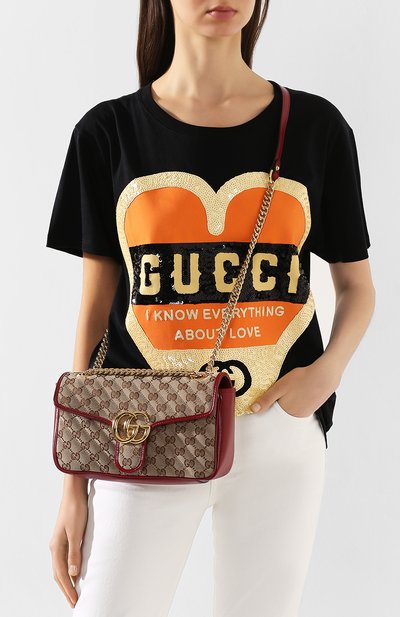 Сумка gg marmont small GUCCI, арт. 443497/HVKEG, фото 2