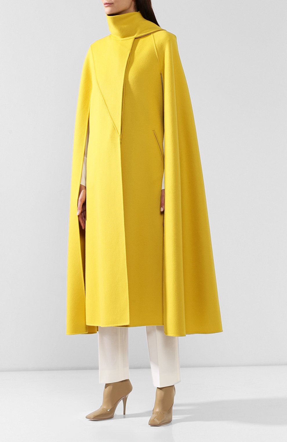 Кейп из смеси шерсти и кашемира VALENTINO, арт. SB0CG1J115E, фото 3