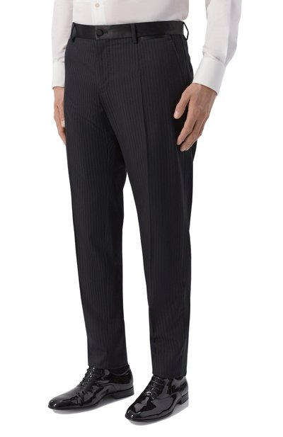 Брюки из шерсти и шелка DOLCE & GABBANA, арт. GYA5MT/FR225, фото 3