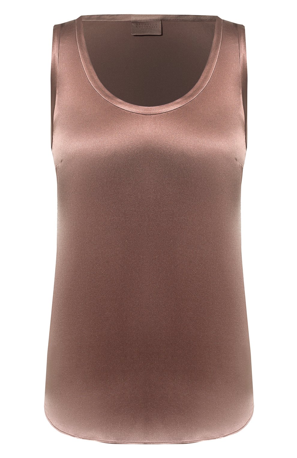 Атласный топ BRUNELLO CUCINELLI, арт. MPC59E0600, фото 1