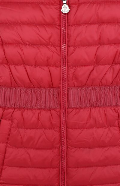 Стеганое пуховое пальто с капюшоном и эластичной вставкой на поясе MONCLER ENFANT, арт. D1-954-49915-99-53048/8-10A, фото 3