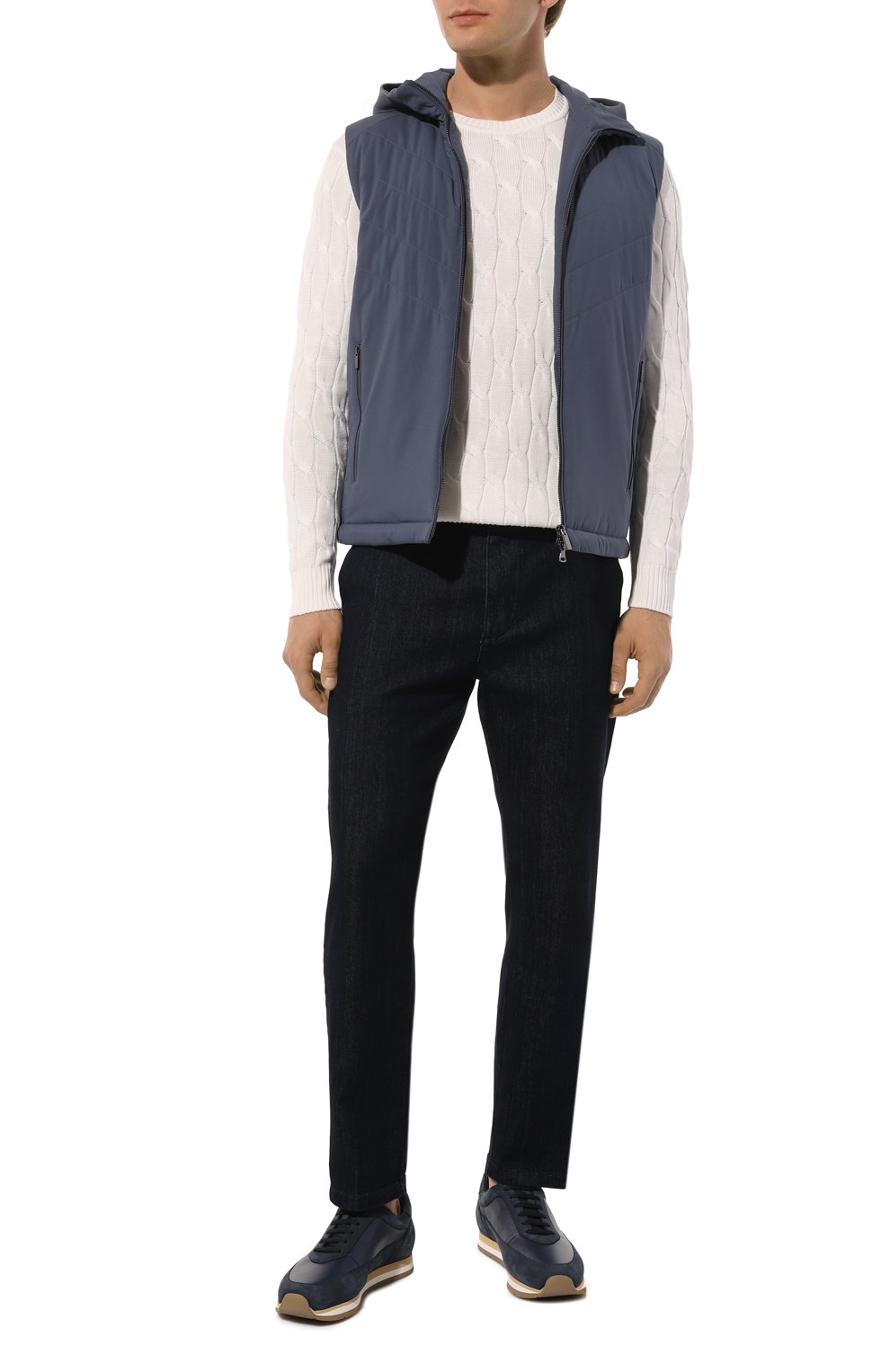 Утепленный жилет PAUL&SHARK синего цвета по цене 61550 руб., арт. 14312617, фото 2 Утепленный жилет PAUL&SHARK, арт. 14312617, фото 2