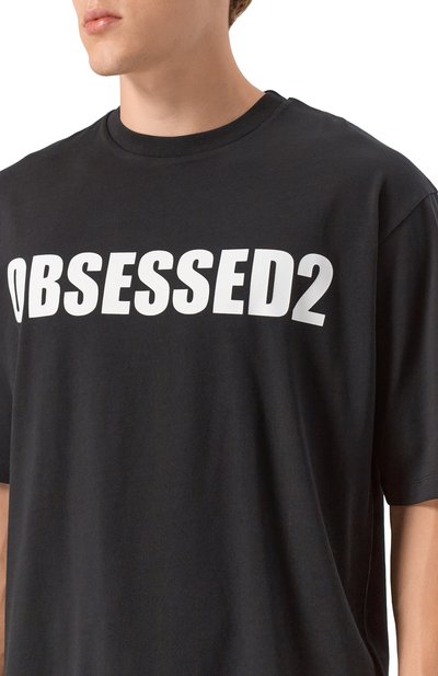 Хлопковая футболка DSQUARED2, арт. S74GD1478/D20033, фото 5