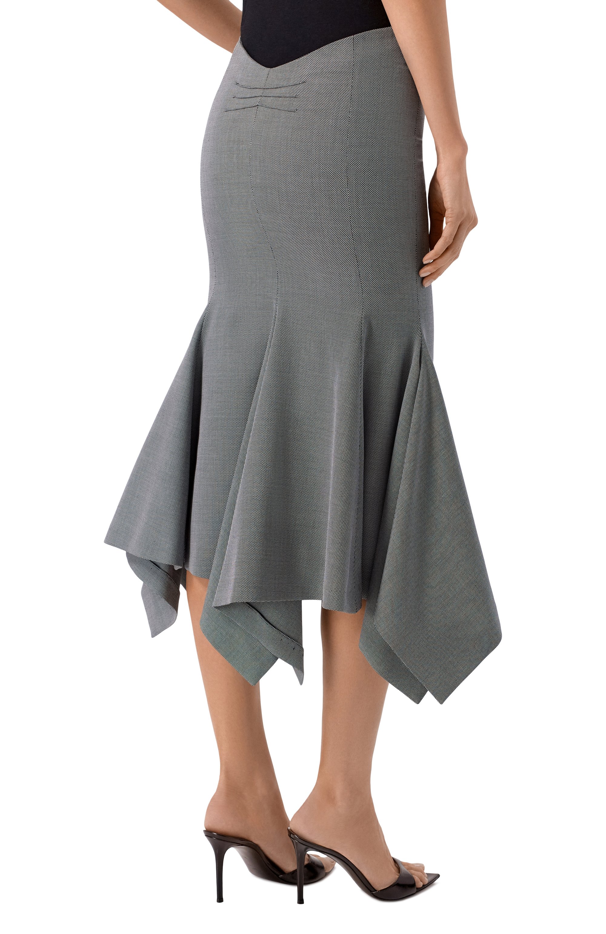 Юбка из шерсти и хлопка THE ATTICO, арт. 260WCS00299/WWC002AA, фото 4