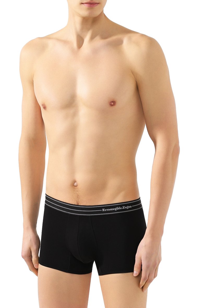 Хлопковые боксеры с широкой резинкой ZEGNA, арт. N2LC60010, фото 1