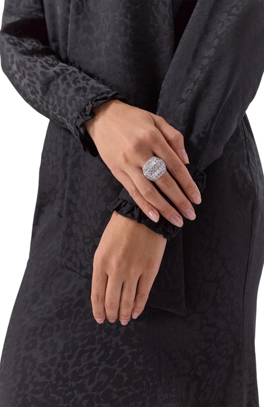 Кольцо Hyperbola Swarovski 5610393 Серебряный  5610393 Фото 2