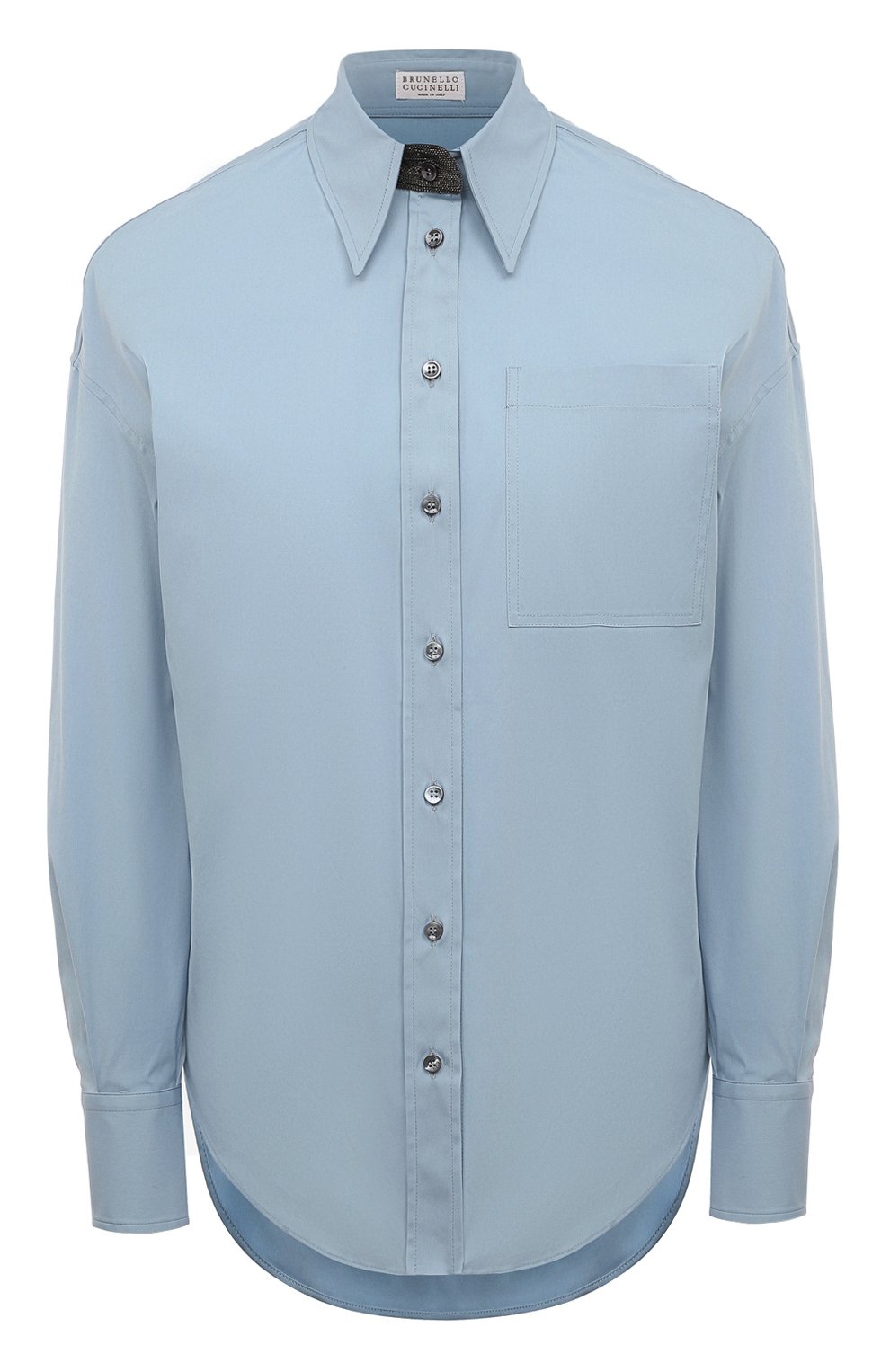 Хлопковая рубашка BRUNELLO CUCINELLI, арт. M0091B1232, фото 1