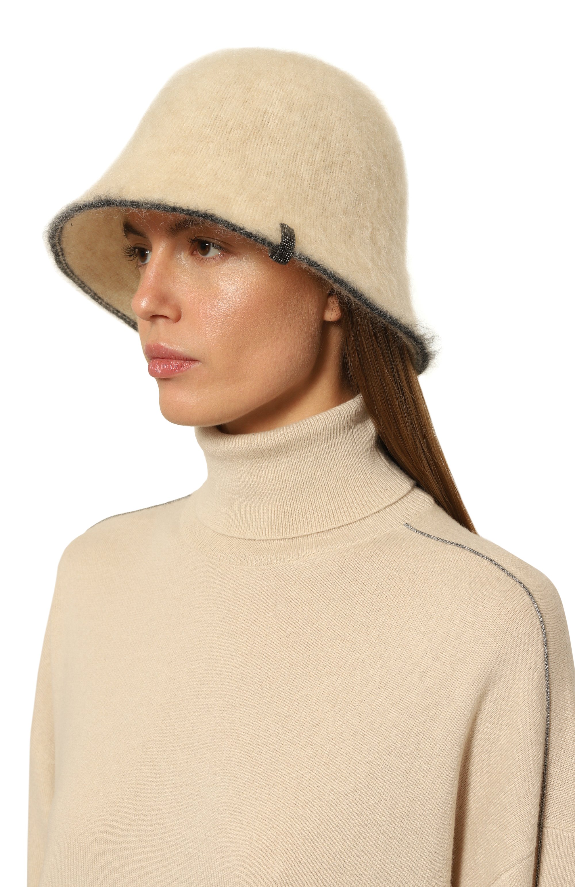 Шерстяная панама BRUNELLO CUCINELLI, арт. MCAP9A010, фото 2