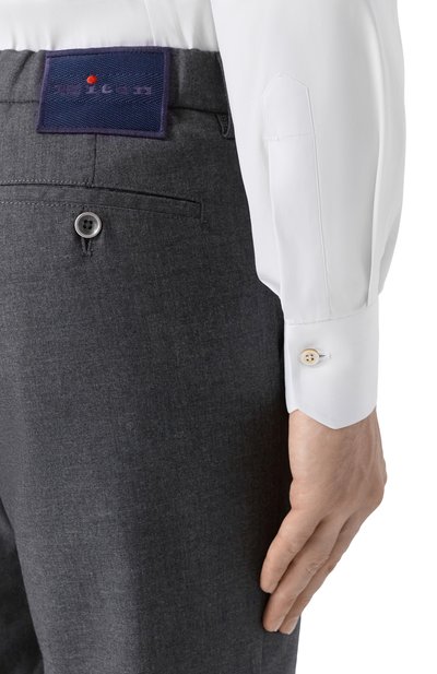 Хлопковая сорочка KITON, арт. UCCH0943201, фото 5