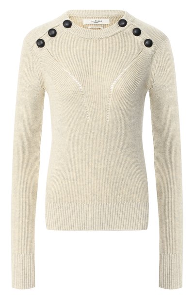 Женский пуловер из смеси хлопка и шерсти ISABEL MARANT ETOILE, арт. PU0842-19P056E/K0YLA