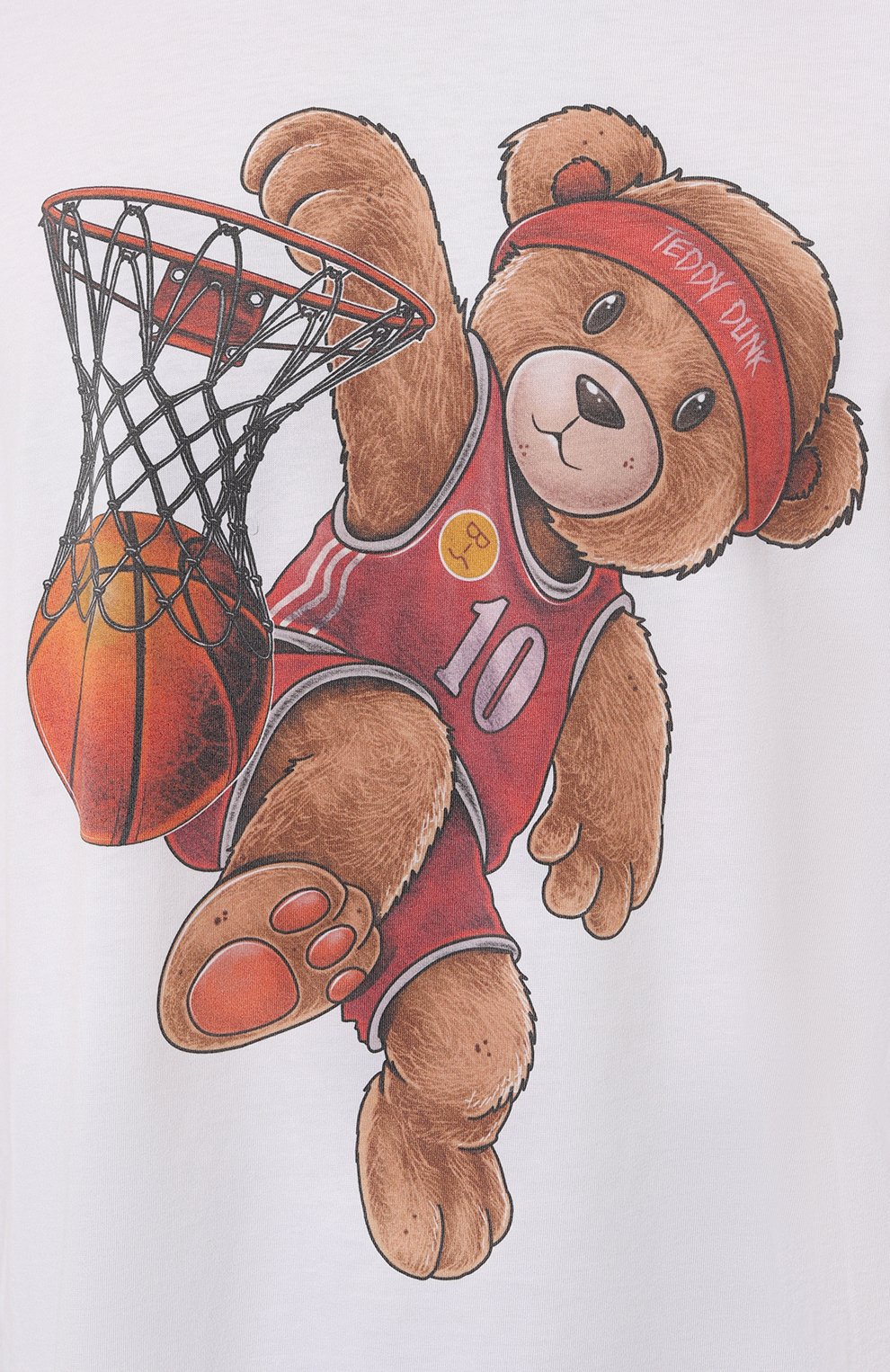 Хлопковая футболка BISIBIGLIO, арт. TEDDY DUNK SLUM, фото 5