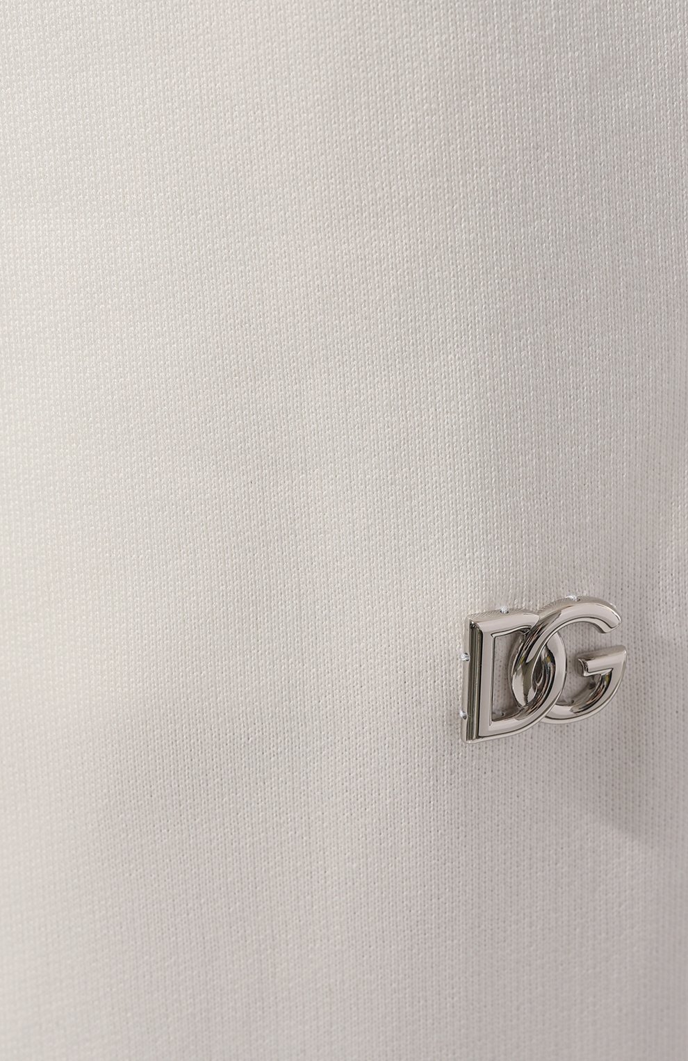 Хлопковые брюки DOLCE & GABBANA белого цвета по цене 93000 руб., арт. FTCYYT/GDCDR, фото 5 Хлопковые брюки DOLCE & GABBANA, арт. FTCYYT/GDCDR, фото 5