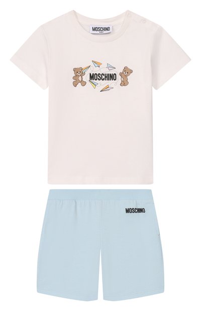 Комплект из футболки и шорт MOSCHINO, арт. MUG01X/LAA01