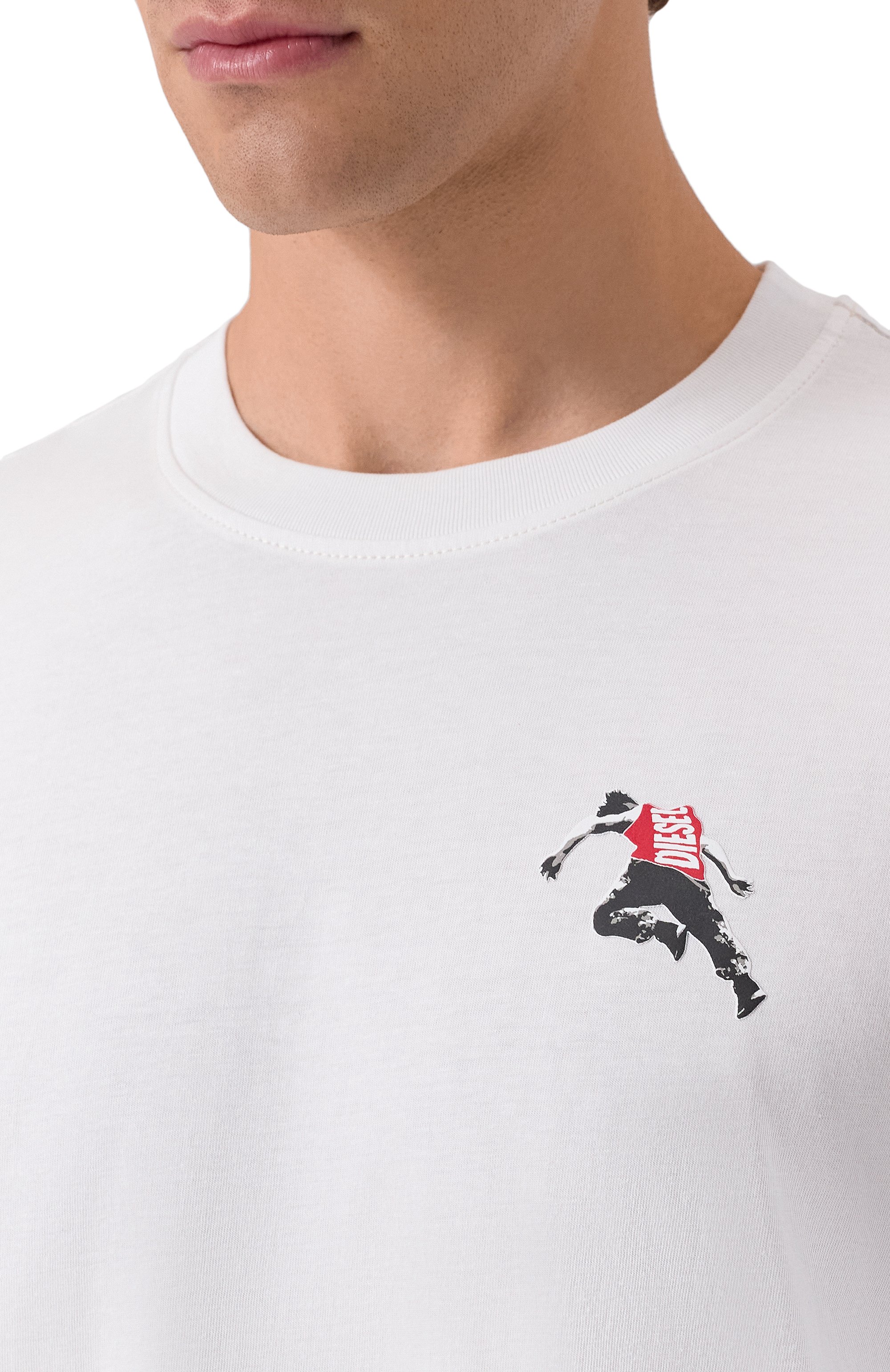 Хлопковая футболка DIESEL, арт. A18668/0QIAM, фото 5