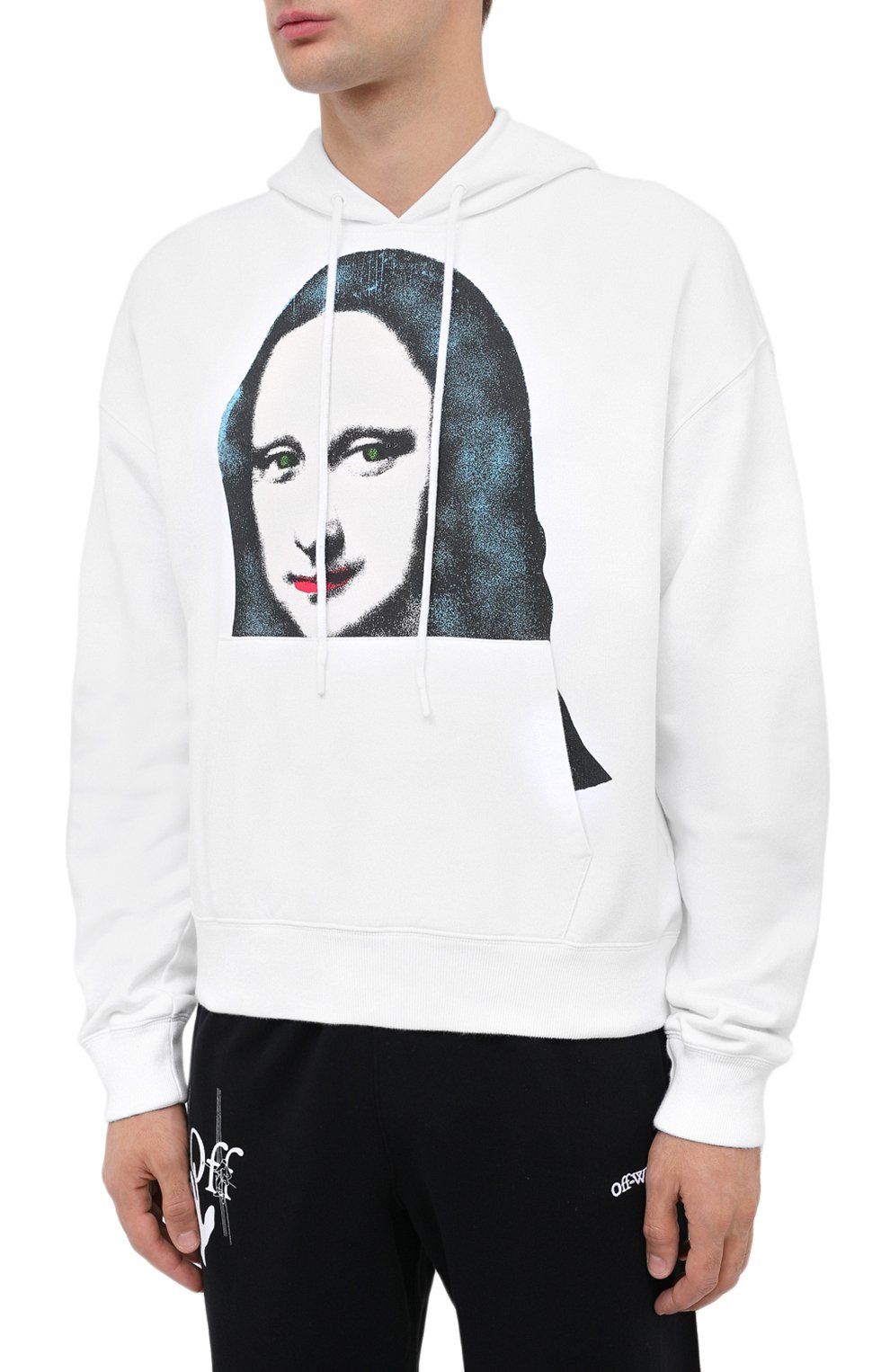 Хлопковое худи OFF-WHITE, арт. 0MBB037E20FLE0090110, фото 3