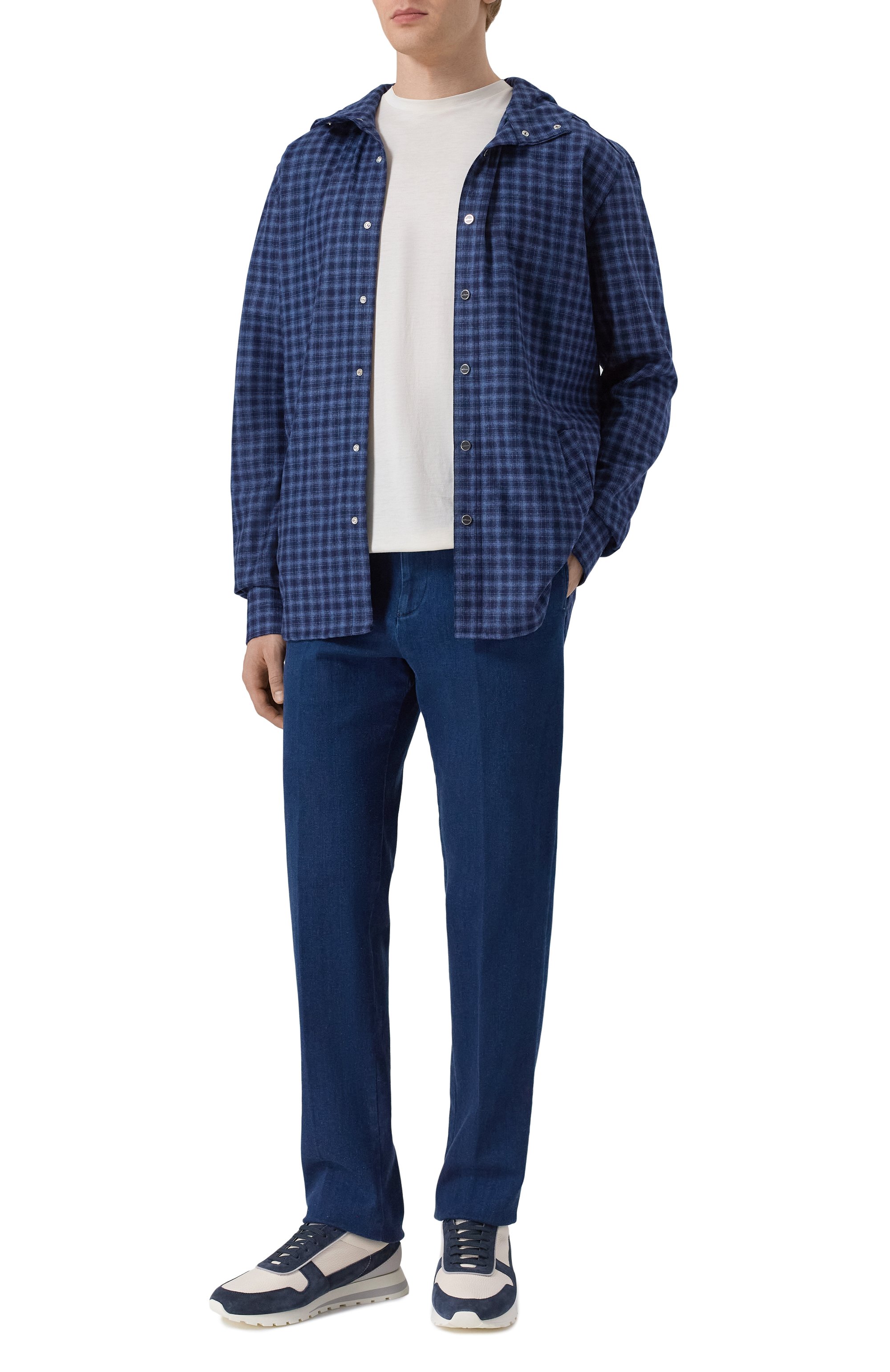 Рубашка из шерсти и кашемира KITON, арт. UMCMARK0167G39, фото 2