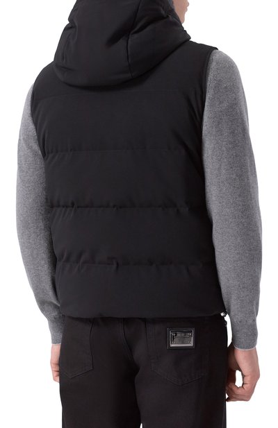 Пуховый жилет MONTECORE черного цвета по цене 96650 руб., арт. F09MUWX582A/185, фото 4 Пуховый жилет MONTECORE, арт. F09MUWX582A/185, фото 4