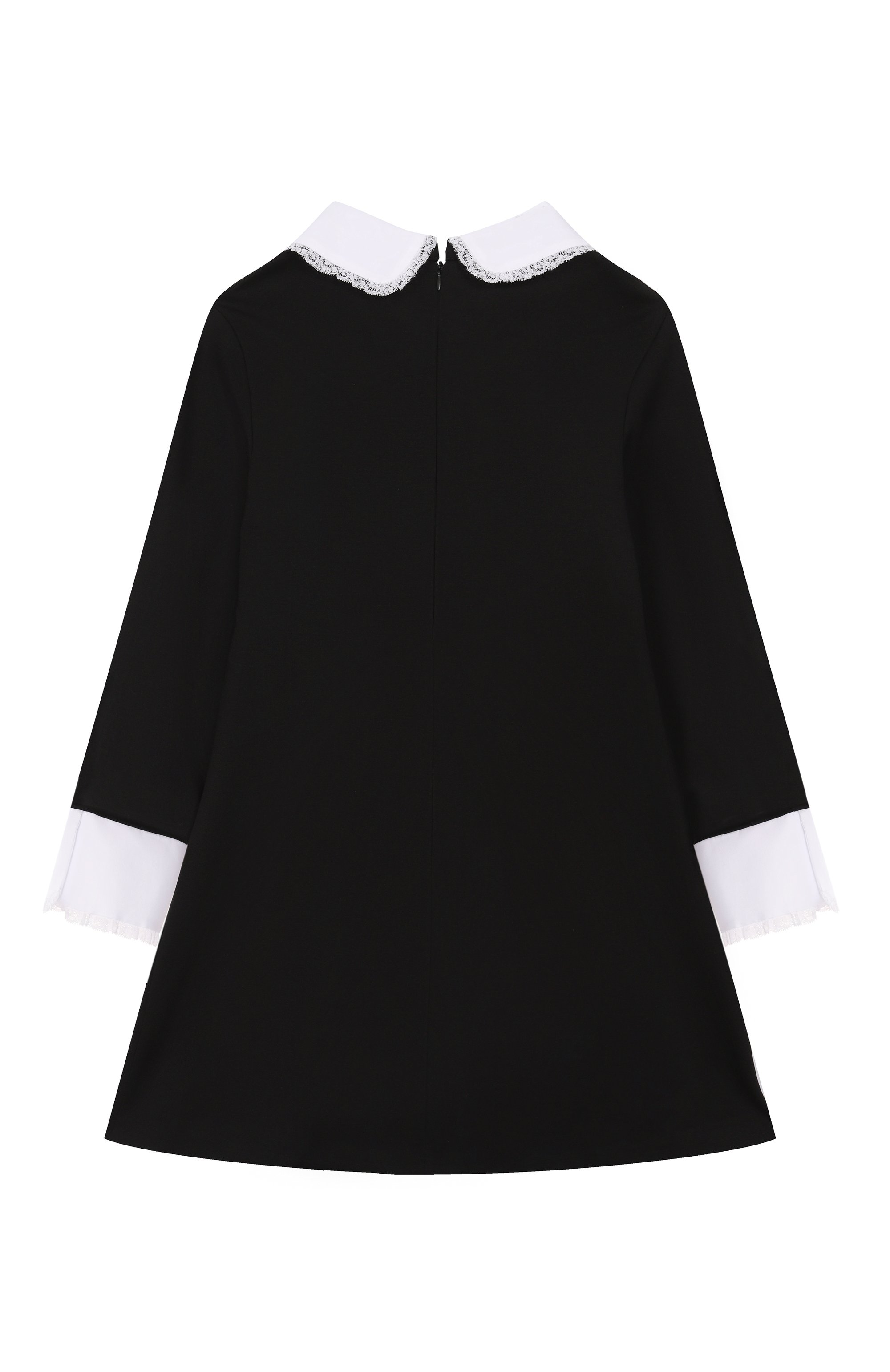 Платье из вискозы DAL LAGO черного цвета по цене 25650 руб., арт. R252M/8111, фото 2 Платье из вискозы DAL LAGO, арт. R252M/8111, фото 2