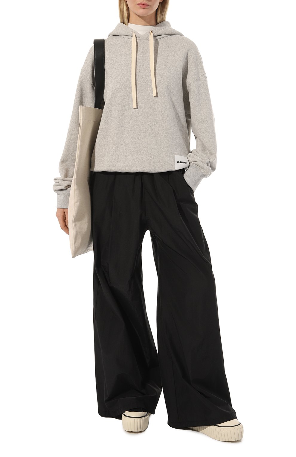 Хлопковое худи JIL SANDER, арт. J40GU0104/J20010, фото 2