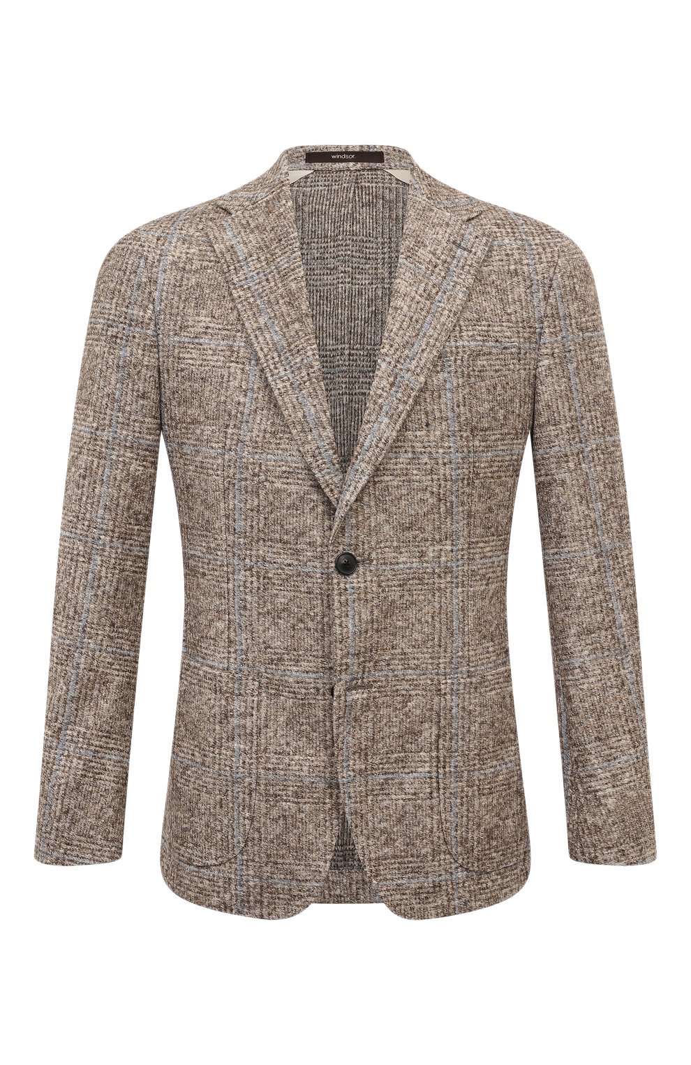 Пиджак из шерсти и хлопка WINDSOR коричневого цвета по цене 69950 руб., арт. 13 GIR0-J72, фото 1 Пиджак из шерсти и хлопка WINDSOR, арт. 13 GIR0-J72, фото 1