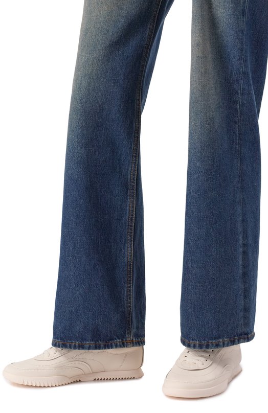 Кожаные кроссовки Carlynn BOSS 50557753 Кремовый  50557753 Фото 2