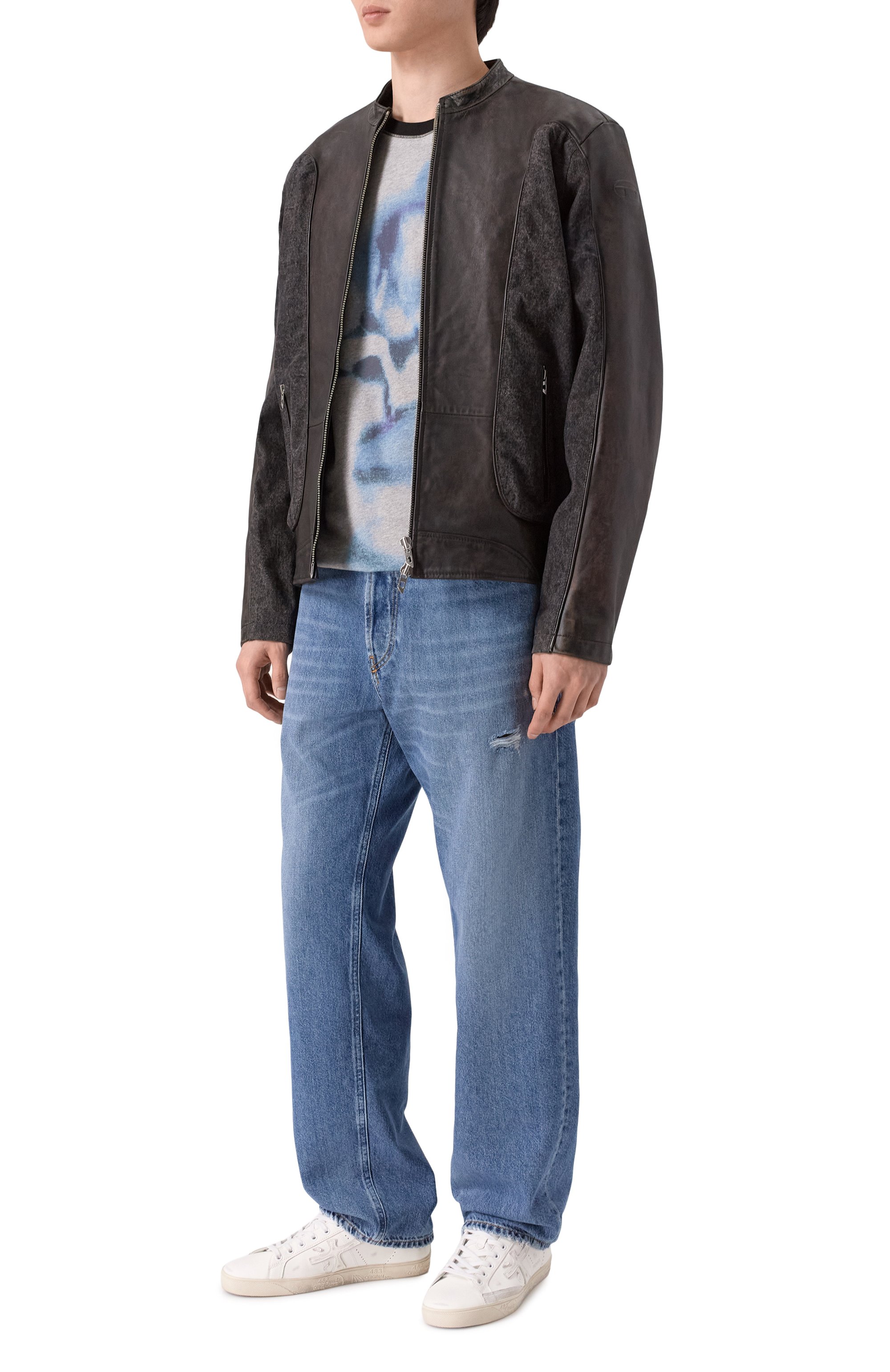 Кожаная куртка DIESEL, арт. A21119/0GSBK, фото 2