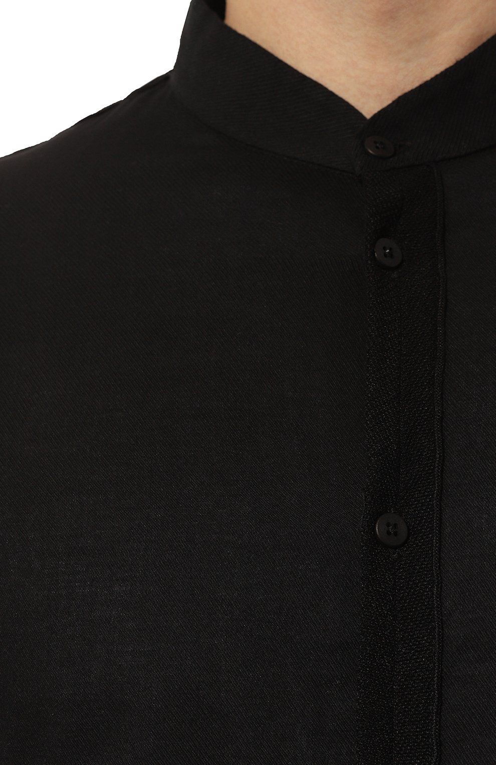 Рубашка из хлопка и шерсти TRANSIT черного цвета по цене 31950 руб., арт. CFUTRVU301, фото 5 Рубашка из хлопка и шерсти TRANSIT, арт. CFUTRVU301, фото 5