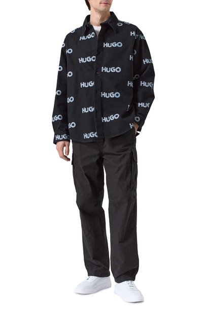 Хлопковая куртка-рубашка HUGO BLUE, арт. 50534186, фото 2