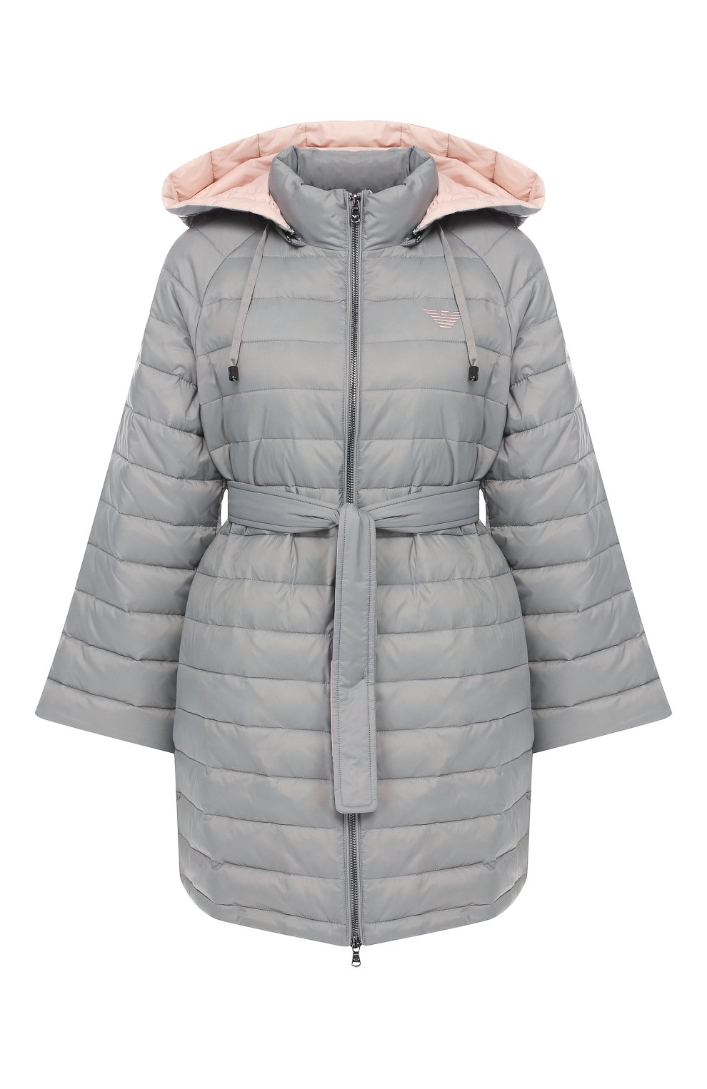 Куртка с капюшоном EMPORIO ARMANI серого цвета по цене 39450 руб., арт. 3G2B61/2NXBZ, фото 1 Куртка с капюшоном EMPORIO ARMANI, арт. 3G2B61/2NXBZ, фото 1