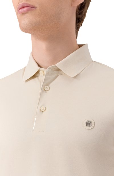 Хлопковое поло BOSS, арт. 50520297, фото 5