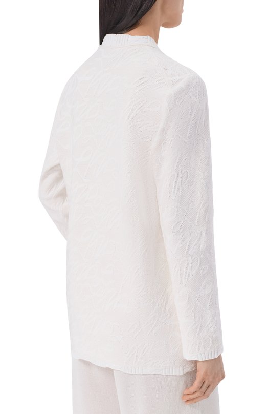 Кардиган из вискозы AND the brand S26-CG050-1203-101 Белый  S26-CG050-1203-101 Фото 4