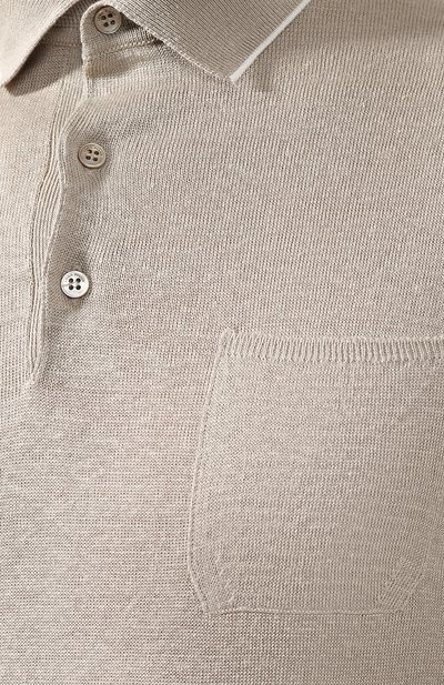 Льняное поло LORO PIANA, арт. FAI9942, фото 5