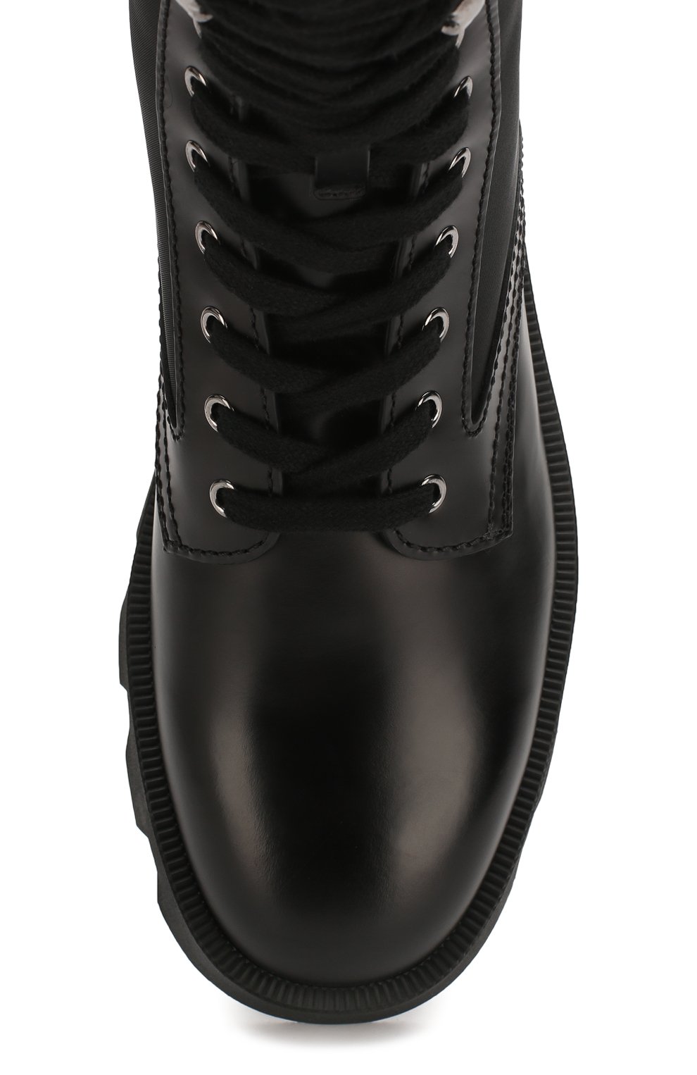 Комбинированные ботинки PRADA, арт. 2UE006-3L09-F0002, фото 5